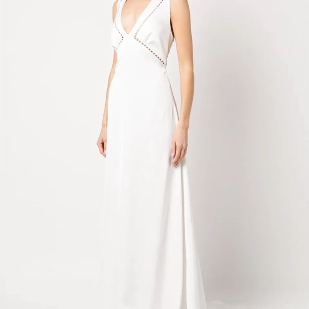 New with tags Sachin + Babi White Sleeveless Gown